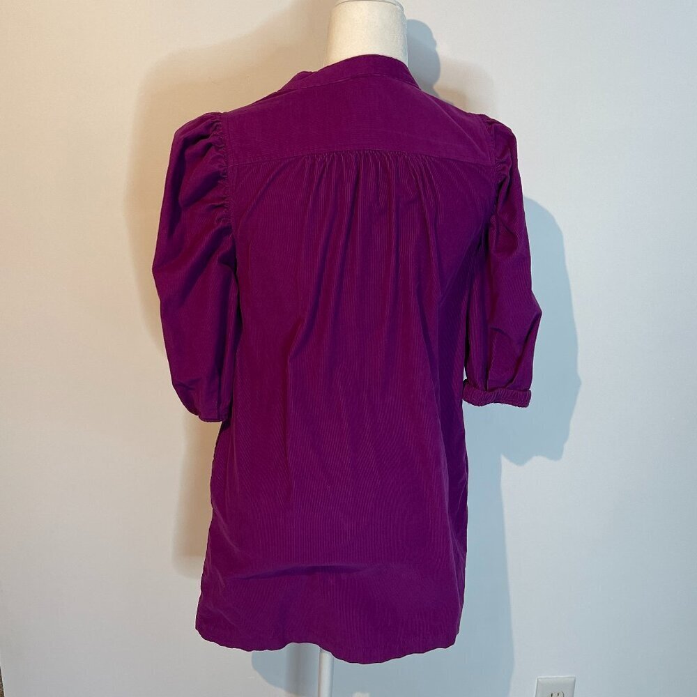 GAP Purple Mini Corduroy Dress size XS Petite - Picture 2 of 4